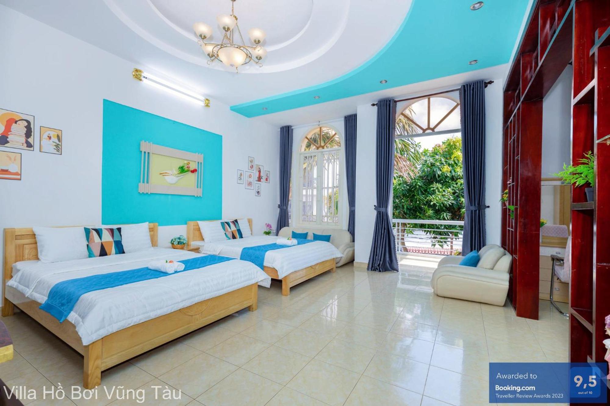 וונג טאו Villa San Vuon Gan Bien Bai Sau - Free Bida - Dan Karaoke מראה חיצוני תמונה